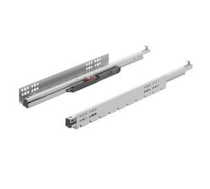 Corrediça Oculta Com Amortecedor - Extração Total Até 30kg - Matrix Runner UM S