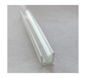 BARRA DE PERFIL DE VITRINE SUPORTE DO VIDRO EM PVC