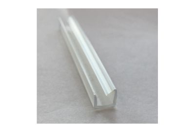 BARRA DE PERFIL DE VITRINE SUPORTE DO VIDRO EM PVC