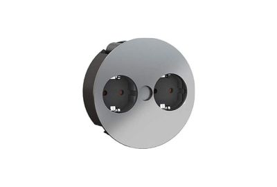 Bloco de tomadas para balcão IL600 - 2 SCHUKO