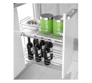 Cesto multiusos série Deluxe fundo branco extração total INOXA