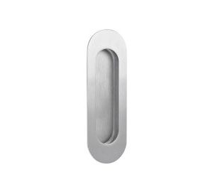 Concha de embutir oval com fixação oculta