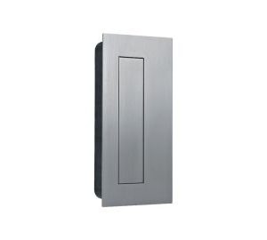Concha de embutir quadrada/rectangular com tampa de mola