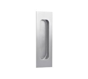 Concha de embutir rectangular com fixação oculta