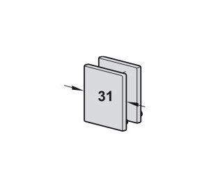 Slido D-Line11 Topos para perfil superior