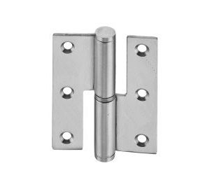 Dobradiça inox topos quadrados