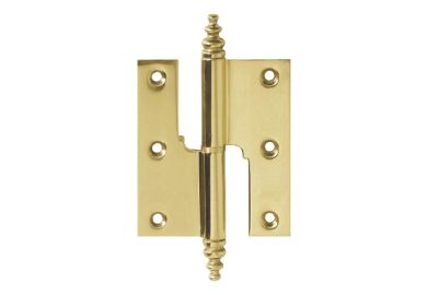 Dobradiça latão com pirâmide topos quadrados