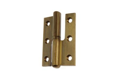 Dobradiça latão lisa topos quadrados