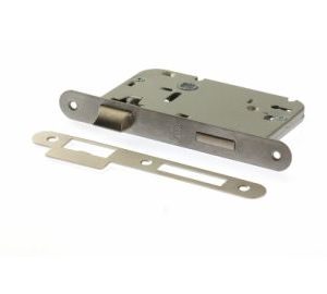 Fechadura Marc 719 reversível topos quadrados/redondos chapa-testa 725