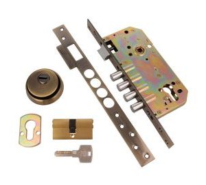 Fechadura de embutir de segurança 1 ponto