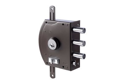 Fechadura de sobrepor de segurança 2400 com trancas portas exteriores