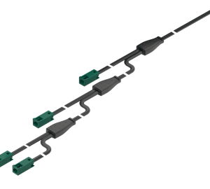 LOOX LED cabo extensão com 4 saídas