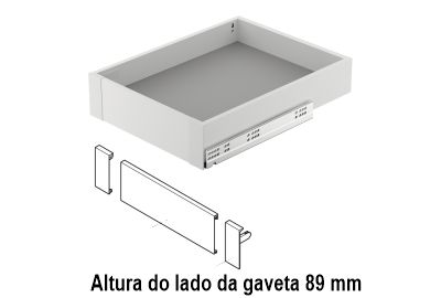 Lateral de Gaveta para Interior - Hafele Matrix Box Slim