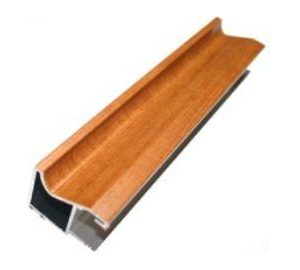 Barra de perfil puxador de 16mm para portas de madeira