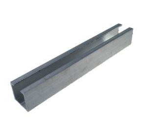 Barra de perfil superior para portas de roupeiro de fole