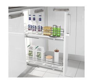 Porta garrafas série Deluxe fundo branco extração total INOXA