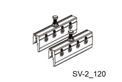 Extra New Space Kit para porta de correr em vidro