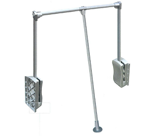 Suporte varão rebatível