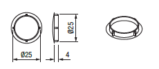 Tampas para Kit Nivelador Oculto - Alpine